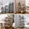 3/4/5 Tier Vertical Wooden Ladder Shelving Shelf Retail Display Storage Bookcase