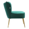 Scallop Back Armchair Cocktail Sofa Accent Seat Living Bedroom Cafe Lounge Sofa
