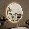 Illuminate LED Bathroom Mirror Dual Light 3 Color Dimmable Makeup Mirror 60x60