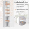 Bathroom Cabinet Freestanding Floor Cabinet Narrow Storage Cabinet Adjustable