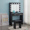 LED Dressing Table Mirror Makeup Dresser Photography Play Storage Bedroom Show