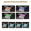 Coffee Table with LED Lights Cocktail Sofa Center Table for Living Room White