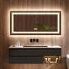 XXL Premium Illuminated LED Bathroom Mirror Beauty Makeup Salon Mirror 6500K