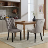 Set of 4 Velvet Dining Chairs High Back Wooden Legs for Home Dining Room Kitchen