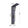 Bathroom LED Shower Panel Column Tower Waterfall Massage Body Jets System Mixer