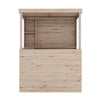 Pent Roof Wood Outdoor Bar Shed Drinks Cocktail Serving Home Bar Shelter Parties