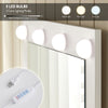Dressing Table LED Lighting Bulbs Vanity 5 Storage Drawer Stretchable with Stool