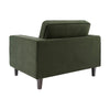 Dusk Soho Loveseat Armchair Dark Olive RRP £809