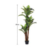 150cm Large Artificial Palm Tree Realistic Fake Tropical Potted Plant Home Decor