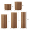 Folding Paper Display Rack Flower Column Plinth Cake Stand for Wedding Party UK