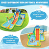 Inflatable Water Slide Kids Bouncy Castle Water Park Jumper House w/ Splash Pool