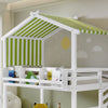 Bunk Bed House Cabin Bed 3FT Single Wooden Mid Sleeper Kids Unit With Stairs