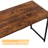 Flamaker 80/100cm Office Desk Computer Desk Home Office Workstation Metal Frame