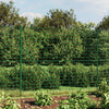 Lechnical Wire Mesh Fence Green 2.2x25 m Galvanised Steel,Garden Border O7J6