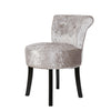 Soft Dressing Table Chair Vanity Makeup Stool Dining Seat Pouffe with Wood Legs