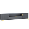 200cm Loft Retro TV Unit I Milled Fronts I Vintage Cabinet I Cupboard Stand