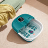 Foot Spa Bath Massager Folding Electric Pedicure Foot Spa Basin Heat Bubbles