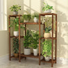 Wood Plant Stand 8 Pot Ladder Plant Holder Display Shelf Garden Balcony