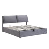 6ft Super King Size Bed Frame with Hydraulic Lift, Headboard & Storage Drawers