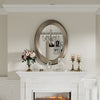 LUVODI Classic Oval Wall Mirror Decorative Hanging Mirror fr Bedroom Living-Room