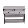 Long Accent Side Sofa Stand Entrance Hallway Console Table Storage Drawer Shelf