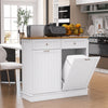Tilt Out Trash Bin Cabinet Kitchen Trash Can Holder Laundry Hamper Cabinet