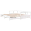 Daybed without White 90x200 Solid Wood Pine S3D5