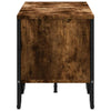 TV Cabinet Smoked Oak 122x34x41 cm Engineered Wood HOT