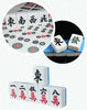 42mm Chinese Mahjong Game Set Professional 144 Tiles English Characters Game