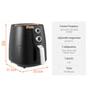 3.8L Air Fryer 1450W Power Oven Cooker Oil Free Low Fat Kitchen Frying Chips