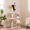 Modern Kitten Activity Center Indoor 146 cm Cat Tree w/Hammock