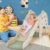 4-in-1 Kids Indoor Slide Playset Folding Children Climber & Slide Toy Set
