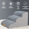 Dog Stairs Pet 3/4/5 Steps For Bed Sofa Cats Ladder Ramp With Removable Cover UK