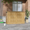 Triple Wheelie Bins Storage Wooden Store Cover Garden Rubbish Dustbin Enclosure