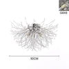 Modern Crystal Ceiling Lights Fireworks Flush Mount Chandelier Living Room Lamp
