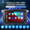 For VW GOLF MK5 MK6 7" Android 13 Apple Carplay Car Radio Stereo Player GPS Wifi