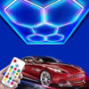 14 Hexagon Hex LED Lighting Car Detail Home Garage Workshop Custom With BORDER
