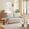 Velvet Sofa with 2 Pillows 2/3 Seater Modern Couch Love Seat Settee Home Office