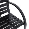Metal Garden Bench Slatted 2 Seater Yard Patio Park Chair Seat Outdoor Furniture