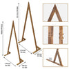 Rustic Farmhouse Triangle Wood Arch Wedding Garden Arbor Backdrop Stand Outdoor