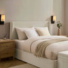 Dusk Berkeley Ecru Chenille Double Ottoman Storage Bed RRP £690