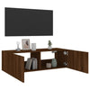 Camerina TV Wall Cabinet with Brown Oak 100x35x31 ,TV Stand Unit,TV Y8T8