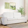 Modern 2 Seater Teddy Velvet Loveseat Sofa Cushioned Backrest Thick Padded Seat