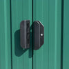 Garden Shed 257x298x178 cm Metal Green