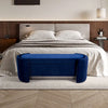 Upholstered Velvet Bed End Bench Ottoman Storage Lounge Bench Window Seat