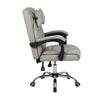 Luxury Office Chair Desk Chair with Pillow PU Leather Padded Arms Swivel Chair