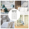 Bathroom Floor Cabinet Wooden Storage Cupboard with Adjustable Shelf & Doors