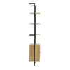 Ladder Shelf Bookcase 3 Tier Display Stand Storage Cupboard Shelving Wall Rack