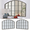 Large Window Style Wall Mirror Home Decor Rustic Art Room Hallway Arched Mirrors