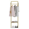 Heavy Duty Marble Coat Rack Freestanding Clothes Rail Hanger for Bedroom Hallway